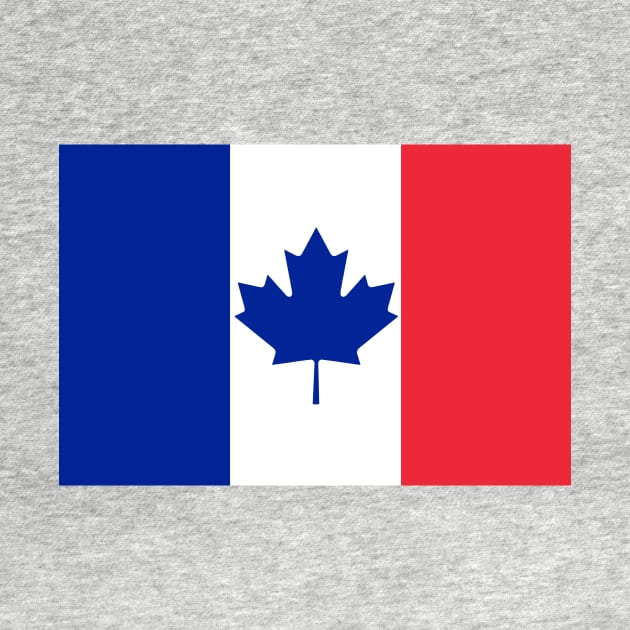 Canada - France Flag Mashup by phneep